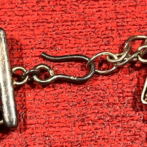 🔵LOVED GENUINE TURQUOISE VINTAGE STERLING SILVER PENDANT MULTI-STRAND NECKLACE - Picture 11 of 12